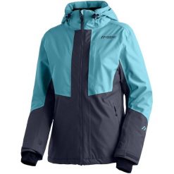 Damska kurtka narciarska Maier Sports Campigna. Niebieskie kurtki sportowe damskie Maier Sports, na zimę, l, bez wzorów, z materiału, bez kaptura, narciarskie. Za 883.00 zł.
