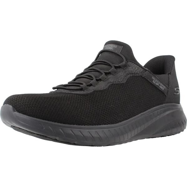 Buty SKECHERS 108194ECS SQUAD CHAOS Czarny. Czarne obuwie sportowe damskie Skechers, bez wzorów, z tkaniny, na fitness i siłownię. Za 323.99 zł.