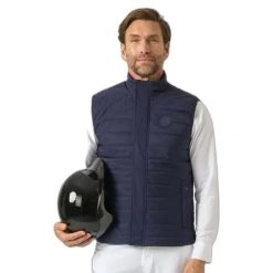 Kurtka puchowa bez rękawów PS of Sweden Patrick. Niebieskie kurtki męskie PS OF SWEDEN, xs, bez wzorów, z materiału, eleganckie, bez kaptura. Za 883.90 zł.