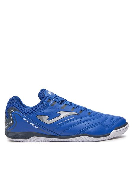 Joma Buty do piłki nożnej Maxima Indoor MAXW2404IN Niebieski. Niebieskie buty sportowe męskie Joma, ze skóry, bez zapięcia. Za 129.99 zł.