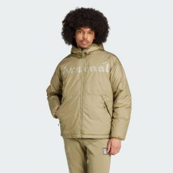 Kurtka Arsenal Seasonal Down. Szare kurtki męskie Adidas, m, bez wzorów, z materiału, sportowe, bez kaptura. W wyprzedaży za 577.00 zł.
