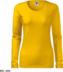 MALFINI Slim 139 - ADLER - Koszulka damska, 180 g/m, - żółty L. Żółte t-shirty damskie Malfini, l, bez wzorów, bez kołnierzyka. Za 36.46 zł.