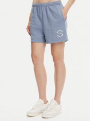 Tommy Hilfiger Szorty sportowe UW0UW05794 Niebieski Regular Fit. Niebieskie szorty sportowe damskie Tommy Hilfiger, xs, bez wzorów, z bawełny, sportowe. Za 129.99 zł.
