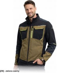 Reis Męska bluza robocza ochrona ciała wzmocnienia ramion łokci material stretch elementy pasy odblaskowe polecana dla budowlańców montaż serwis LH GR. Brązowe bluzy męskie Reis, m, bez wzorów, z materiału, bez kaptura. Za 124.52 zł.