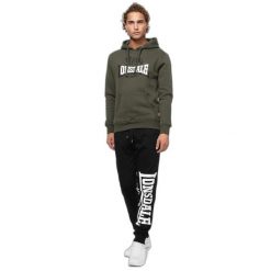 Bluza z kapturem Lonsdale Thurning. Czerwone bluzy męskie Lonsdale, s, bez wzorów, z bawełny, z kapturem. Za 263.00 zł.