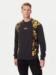 Versace Jeans Couture Bluza 79GAI335 FS201 Czarny Regular Fit. Czarne bluzy męskie Versace Jeans Couture, m, bez wzorów, z bawełny, bez kaptura. Za 1,089.00 zł.