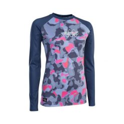 Koszulka surfingowa damska ION Lizz LS capsule pink. Czerwone koszulki sportowe damskie ION, m, bez wzorów, z lycry, bez kołnierzyka, bez ramiączek. Za 139.99 zł.