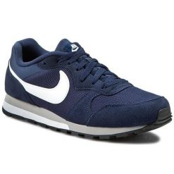 Buty męskie Nike Md Runner 2. Niebieskie buty sportowe męskie Nike, z zamszu, bez zapięcia, do biegania, Nike MD Runner. Za 390.00 zł.