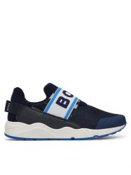 BOSS Sneakersy J51645 S Granatowy. Niebieskie buty sportowe chłopięce Boss, bez wzorów, z materiału, bez zapięcia. Za 549.99 zł.