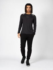Champion Longsleeve | 218010 | Mężczyzna | Czarny. Czarne bluzki z długim rękawem męskie Champion, l, bez wzorów, z poliesteru, bez kołnierzyka. W wyprzedaży za 129.00 zł.