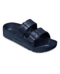 Sandały dla Dziewczynki RG KATTIE Czarny. Czarne sandały dziewczęce Roxy, z tworzywa sztucznego, bez zapięcia. Za 119.99 zł.