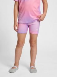 Szorty dziewczęce Hummel Gradient Gym. Czerwone spodenki dla dziewczynek Hummel, bez wzorów, z materiału, młodzieżowe. Za 150.50 zł.