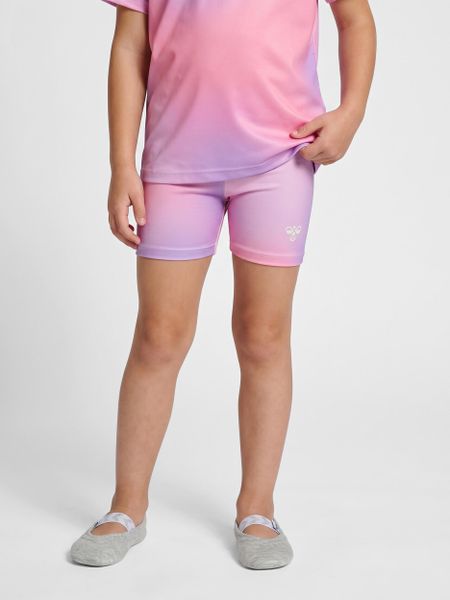 Szorty dziewczęce Hummel Gradient Gym. Czerwone spodenki dla dziewczynek Hummel, bez wzorów, z materiału, młodzieżowe. Za 149.00 zł.