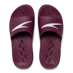 Klapki basenowe damskie Speedo Slides One Piece Af. Czerwone klapki damskie Speedo, bez wzorów. Za 122.17 zł.
