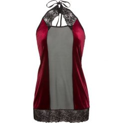 Koszulka nocna bonprix czarno-ciemnoczerwony. Koszule nocne damskie marki MAKE ME BIO. Za 59.99 zł.
