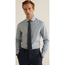 Mango Man - Krawat Raya. Szare krawaty i muchy Mango Man, z jedwabiu. Za 119.90 zł.