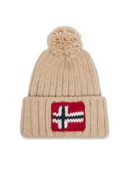 Napapijri Czapka Semiury 5 NP0A4GKB Beżowy. Brązowe rękawiczki męskie Napapijri, na zimę, bez wzorów. Za 219.99 zł.