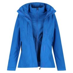 Damska Kurtka 3 W 1 Kingsley. Niebieskie kurtki damskie Regatta, xl, bez wzorów, bez kaptura, trekkingowe. Za 628.99 zł.