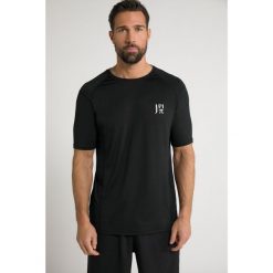 Męska Koszulka funkcyjna FLEXNAMIC® fitness rękaw 1/2 QuickDry. Czarne koszulki sportowe męskie JAY-PI, m, bez wzorów, z elastanu, bez kołnierzyka, bez ramiączek, na fitness i siłownię. Za 139.99 zł.