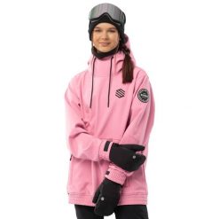 Kurtka snowboardowa damska W1-W Dolomites. Czerwone kurtki damskie SIROKO, l, bez wzorów, z softshellu, bez kaptura. W wyprzedaży za 297.00 zł.