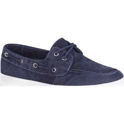Mokasyny w kolorze niebieskim. Mokasyny męskie Giorgio di Mare. W wyprzedaży za 130.95 zł.