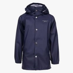 Kurtka przeciwdeszczowa turystyka junior Swedemount Väderöarna Coat wodoodporna. Niebieskie kurtki damskie SWEDEMOUNT, m, bez wzorów, z materiału, bez kaptura. Za 169.99 zł.