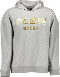 Plein Sport SPORTOWA BLUZA PLEIN BEZ ZAMKA MĘSKA SZARA M. Szare bluzy męskie Plein Sport, m, bez wzorów, bez kaptura. Za 301.60 zł.