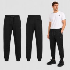 SPODNIE MĘSKIE DRESOWE 4F SPORTOWE DRESY JOGGERY L M1676 SS26. Szare spodnie sportowe męskie 4f, l, bez wzorów, z bawełny, na fitness i siłownię. Za 159.99 zł.
