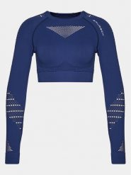Brubeck Koszulka techniczna LC1002W Niebieski Slim Fit. Niebieskie koszulki sportowe damskie Brubeck, xl, bez wzorów, z syntetyku, bez kołnierzyka, bez ramiączek, na fitness i siłownię. Za 89.99 zł.