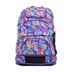 Plecak sportowy szkolny na basen Funkita Elite Squad Dreamy Weedy 36l. Fioletowe torby i plecaki dziecięce FUNKITA, z materiału, duże. Za 251.98 zł.