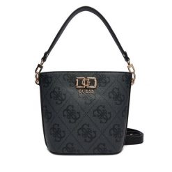 Torebka Guess. Szare torebki do ręki damskie Guess, z aplikacjami, klasyczne, bez dodatków. Za 589.99 zł.