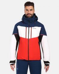 Męska kurtka narciarska Kilpi TONNSI-M. Czerwone kurtki snowboardowe męskie Kilpi, m, bez wzorów, z materiału, bez kaptura, narciarskie. Za 731.89 zł.