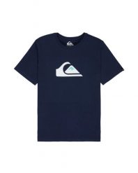 Koszulka z krótkim rękawem dla Chłopcy COMP LOGO Niebieski. Brązowe t-shirty dla chłopców Quiksilver, bez wzorów, z bawełny, bez ramiączek. Za 74.99 zł.