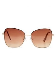 Nümph okulary przeciwsłoneczne - Nutilla Kobiety metal brązowy, ONE SIZE. Brązowe okulary przeciwsłoneczne damskie Nümph. Za 59.95 zł.