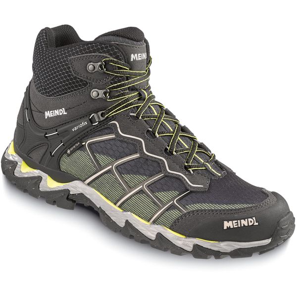 Buty turystyczne męskie Meindl Houston Mid Gore-Tex. Szare trekkingi męskie Meindl, trekkingowe, gore-tex. Za 935.95 zł.