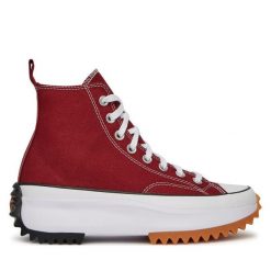 Trampki Converse. Czerwone trampki i tenisówki damskie Converse, bez wzorów, retro, bez zapięcia. Za 359.99 zł.
