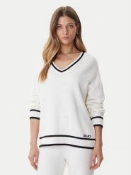 Liu Jo Sport Sweter TF5229 MS59L Écru Regular Fit. Swetry damskie Liu Jo Sport, l, bez wzorów, z syntetyku, sportowe, bez kołnierzyka, bez ramiączek, bez kaptura. Za 579.99 zł.