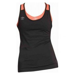 Umbro Koszulka Tank Top Womens Black/Fiery Coral Xs. Topy damskie Umbro, xs. W wyprzedaży za 39.00 zł.