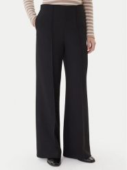 Tommy Hilfiger Spodnie palazzo WW0WW48406 Czarny Wide Leg. Czarne spodnie materiałowe damskie Tommy Hilfiger, bez wzorów, z materiału. Za 649.99 zł.