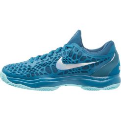 Nike Performance AIR ZOOM CAGE 3 CLY Obuwie do tenisa Outdoor green abyss/metallic silver/blue force. Buty sportowe męskie marki Nike Performance. Za 549.00 zł.