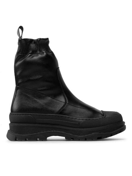 Rage Age Trapery RA-16-06-000412 Czarny. Czarne śniegowce i trapery damskie Rage Age, ze skóry. Za 379.99 zł.