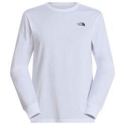 Bluza turystyczna męska The North Face M Evolution Simple Dome L/S Tee. Białe bluzy męskie The North Face, l, bez wzorów, bez kaptura, trekkingowe. Za 141.00 zł.