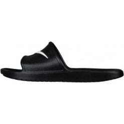Czarne Klapki Nike Kawa Shower 832528-001. Czarne klapki męskie Nike, z materiału. W wyprzedaży za 129.00 zł.