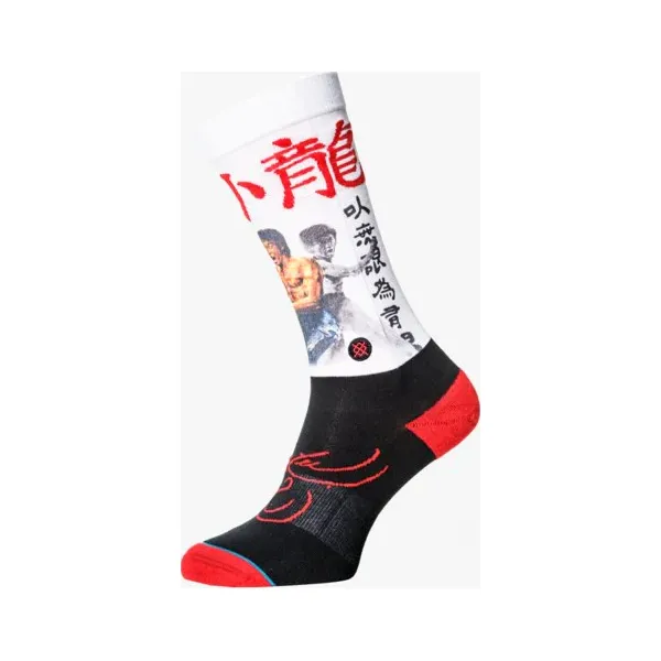 Stance Skarpety Anthem Bruce Lee , biały, rozmiar L. Białe skarpety damskie Stance, bez wzorów, z bawełny. W wyprzedaży za 59.99 zł.