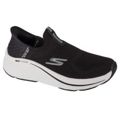 Buty do biegania damskie, Slip-Ins Max Cushioning Elite 2.0. Białe obuwie sportowe damskie Skechers, bez wzorów, z materiału, sportowe, bez zapięcia. Za 449.99 zł.