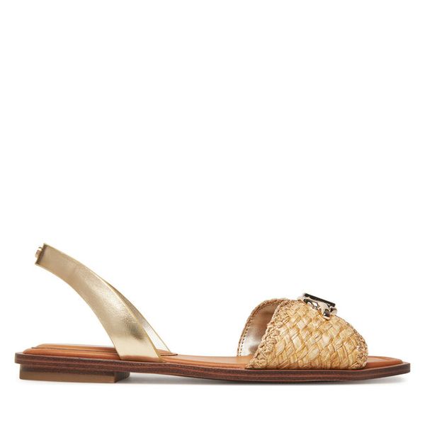Sandały Aldo. Żółte sandały damskie Aldo, bez wzorów, bez obcasa, na płaskiej podeszwie, bez zapięcia. Za 149.99 zł.