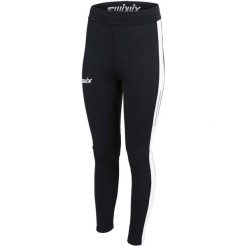 Kalesony termoaktywne damskie Swix Focus Warm. Białe spodnie snowboardowe damskie Swix, na zimę, l, bez wzorów, sportowe, narciarskie. W wyprzedaży za 401.85 zł.