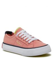 Pepe Jeans Tenisówki Ottis Basic G PGS30605 Pomarańczowy. Brązowe buty sportowe dziewczęce Pepe Jeans, bez wzorów, z jeansu, bez zapięcia. Za 149.99 zł.