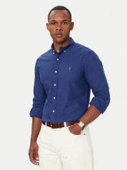 Polo Ralph Lauren Koszula 710804257507 Niebieski Regular Fit. Niebieskie koszule męskie Polo Ralph Lauren, m, bez wzorów, z bawełny, bez kołnierzyka, bez ramiączek. Za 689.99 zł.