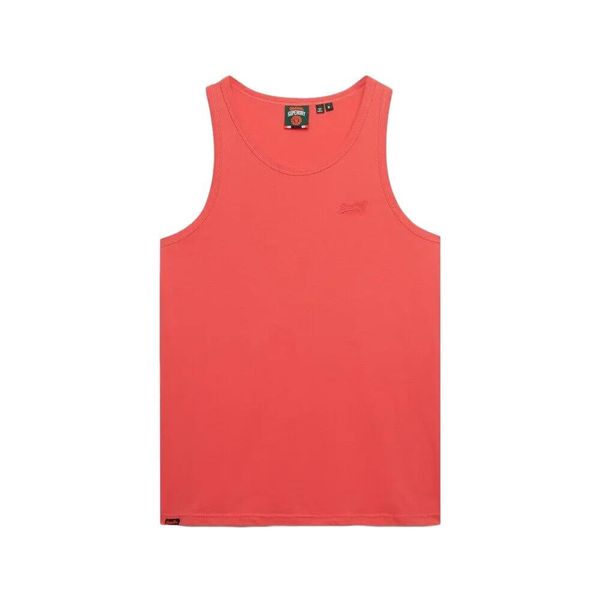 Tank top Superdry Essential. Czerwone t-shirty męskie Superdry., m, bez wzorów, klasyczne, bez kołnierzyka. Za 125.95 zł.